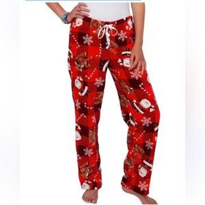 Rudolph Red-Nosed Reindeer Womens Fleece Pajama Pants L/G Size